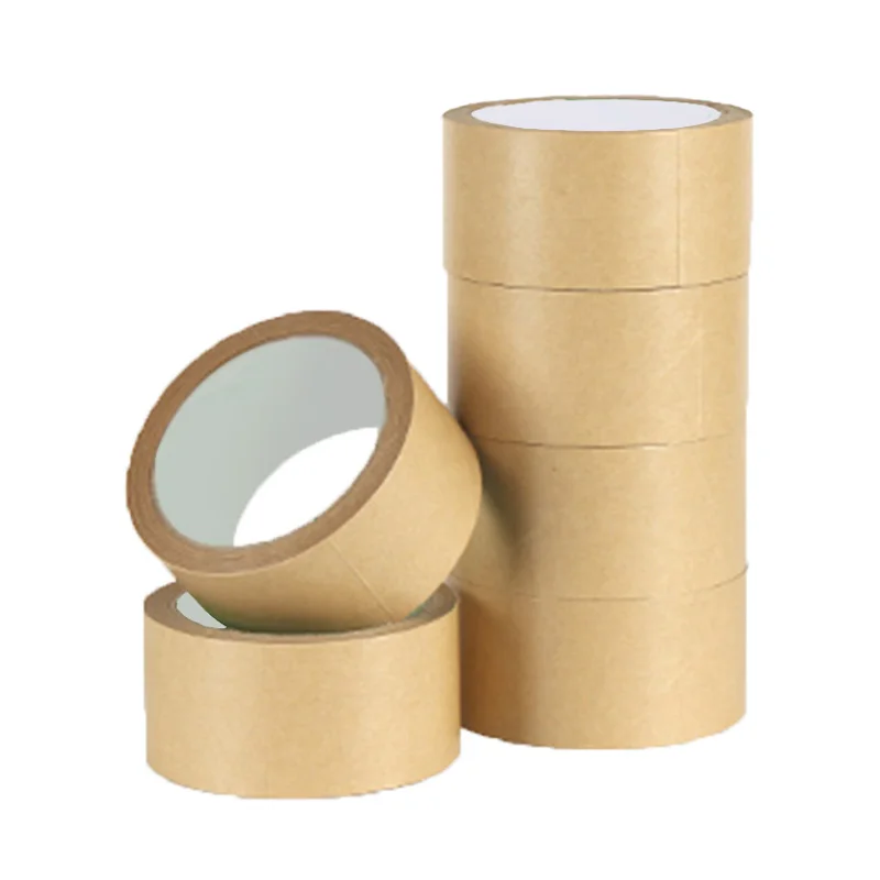 Factory Manufacturing Custom Logo Kraft Tape, High Quality Strong Stick Kraft Tape Shipping