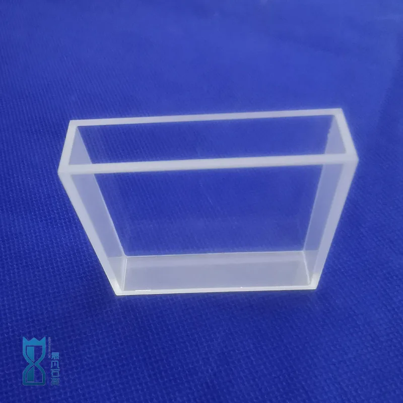 Manufacturer small  quartz glass 40x28x26mm cuvettes quartz flow cell