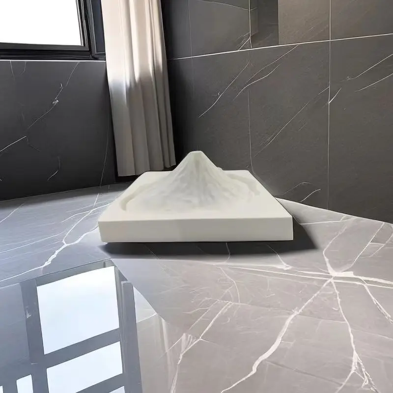 Mount Fuji Decoration Aromatic automotive ceramic diffuser Stone white Purple suspension Oval Reserve aromatic ceramic