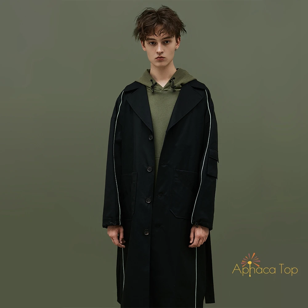
APHACATOP 2020 OEM High Quality Trench Long Coats for Men 
