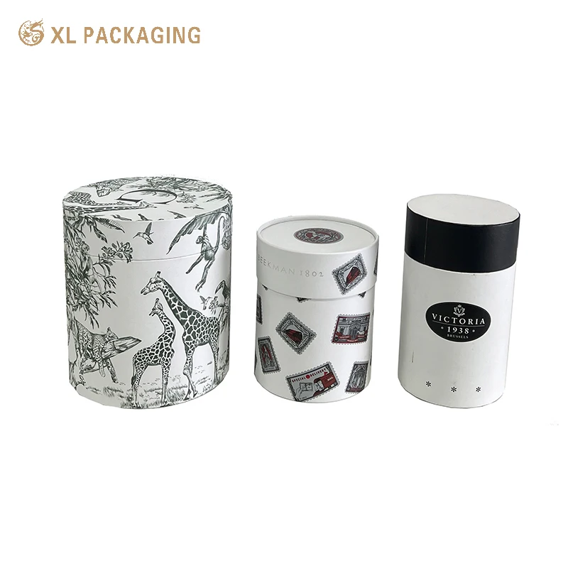 Wholesale Large Eco Mini Round Containers Box 100% Recycled Craft Paper Core Tube Custom Printing Packaging Cardboard Paper Tube