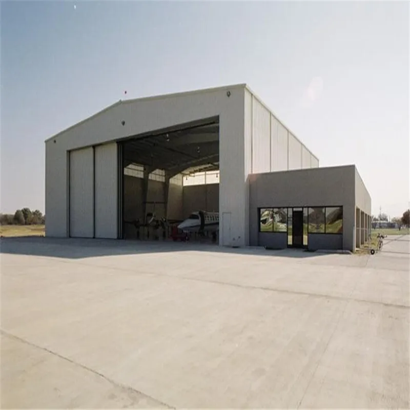 Large Span Portal Frame Steel Structure Airplane and Aircraft Hangar