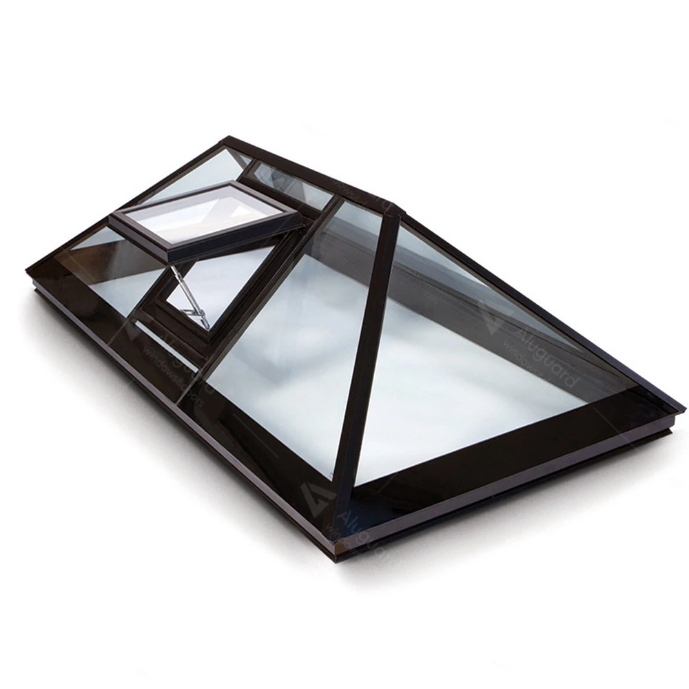 Miami aluminium glass roof windows / prefabricated windows and doors