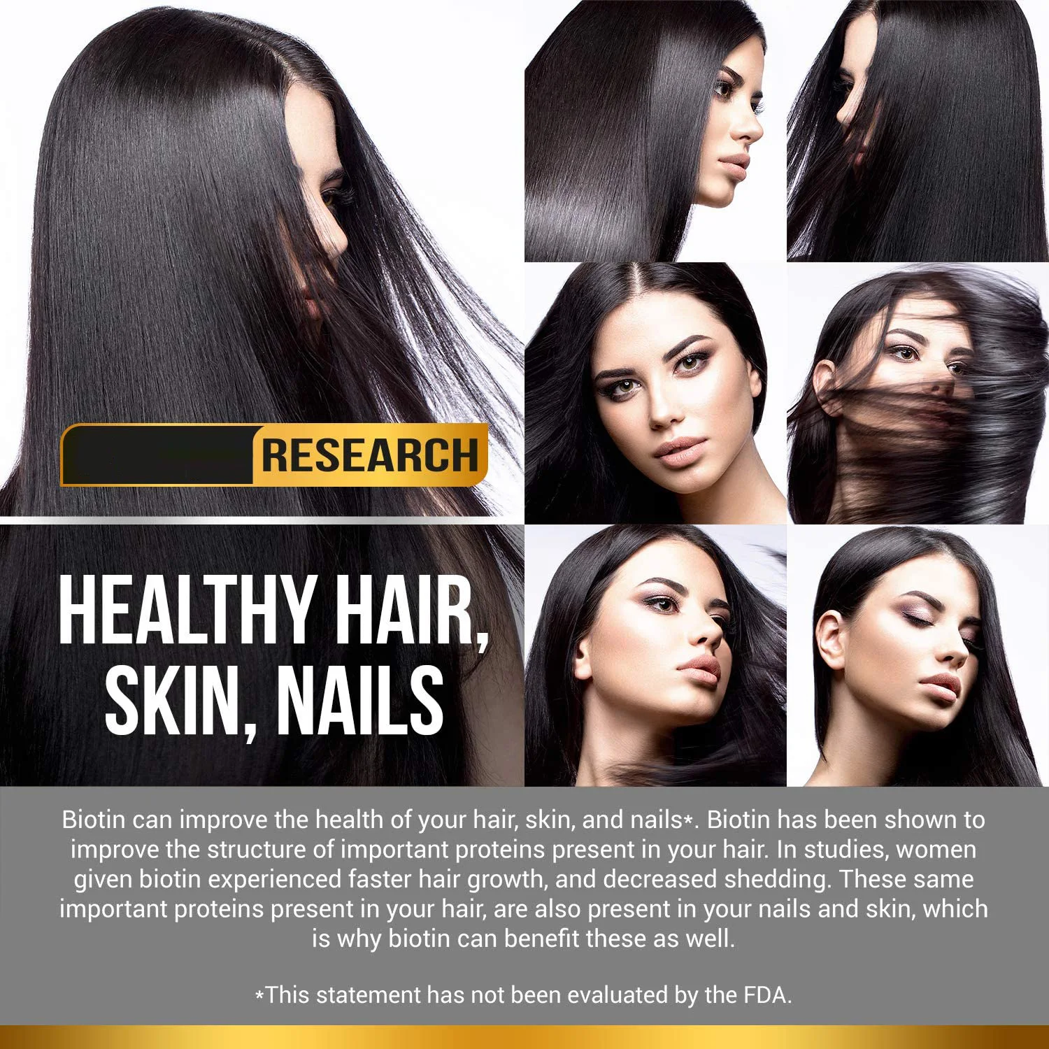 Private Label 10000 mcg Vitamins Collagen Biotin Oil For Hair Growth Oil Liquid Drops