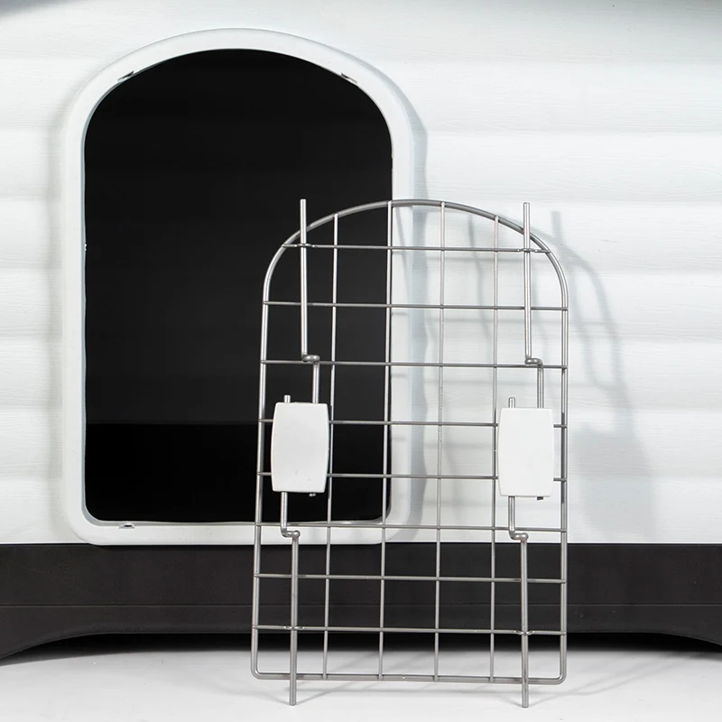 Wholesale Modern Large size outdoor PP plastic dog house fence panel dog kennel buildings