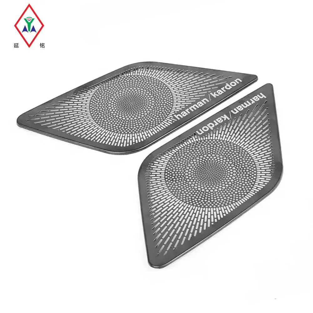 Come to the drawing and sample Photo etched stainless steel speaker grill cover