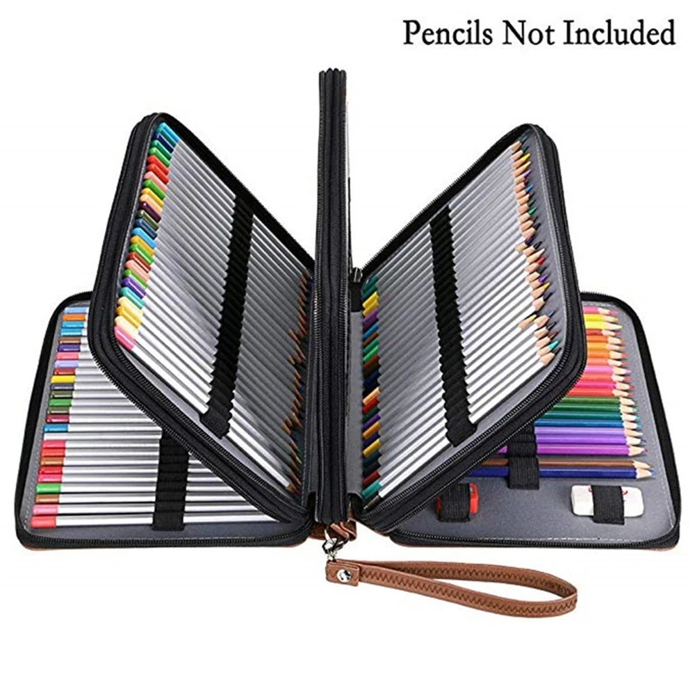 168 Slots Pencil Case School Pencilcase for Girl Boy Pen Box Large Penal Big Cartridge Bag Stationery Pencilholder Kit Pouch