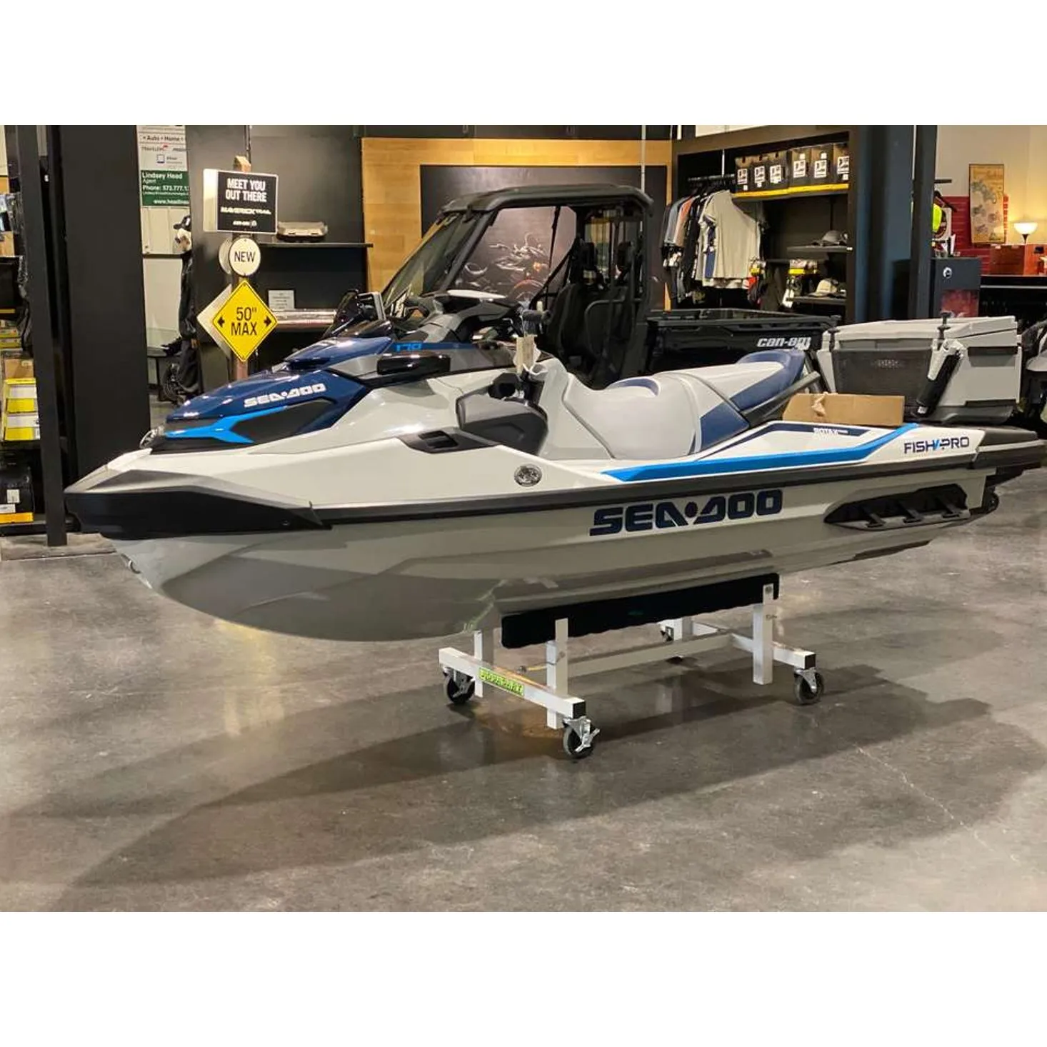 New 2023 Polyethylene Jet Ski Mini Shallow Water Motor Jetski Powered Boat for Sale