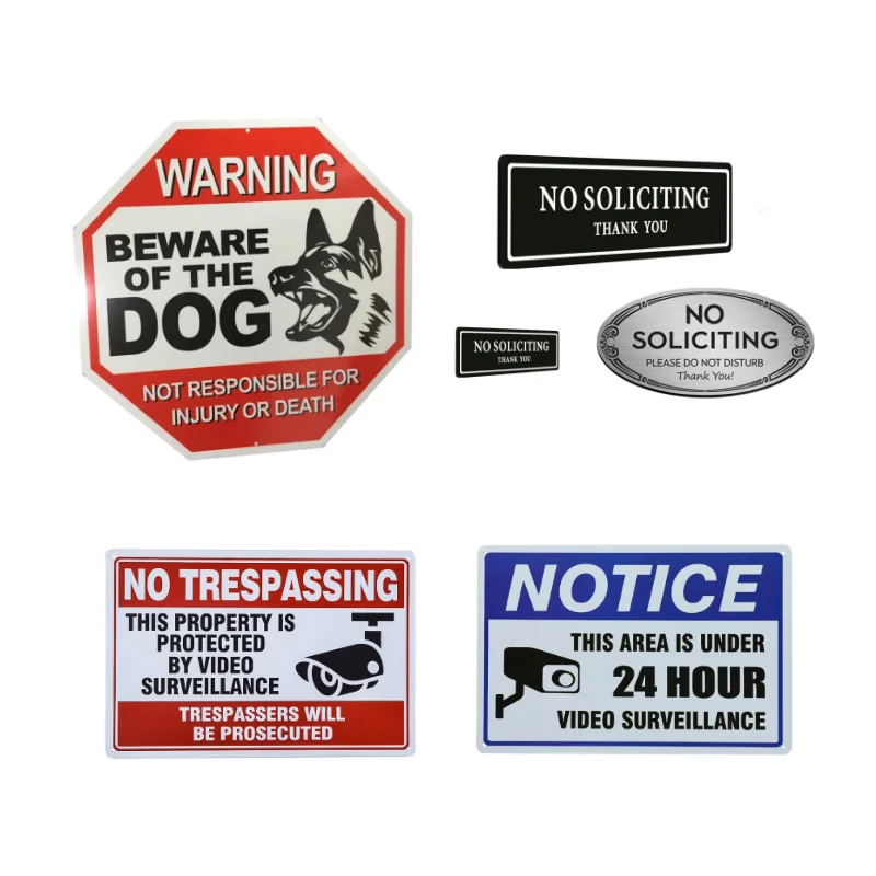 Custom Logo Do Not Enter No Soliciting Smoking Design Blank 30 Inch Garden Yard Lawn Sign Outdoor Aluminum Post With Stakes