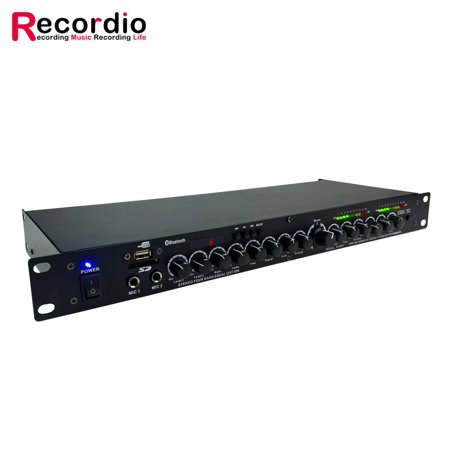 GAX 95BT Enping Newest Professional Kraoke Pre effects KTV Digital Audio Echo Effect Processor Audio Processor