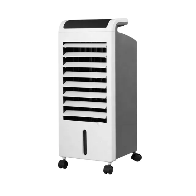 hot sales 80w Factory Price Lowest electric Room Mobile 5L Water Evaporative Honeycomb Air Cooler remote with Icy Crystal