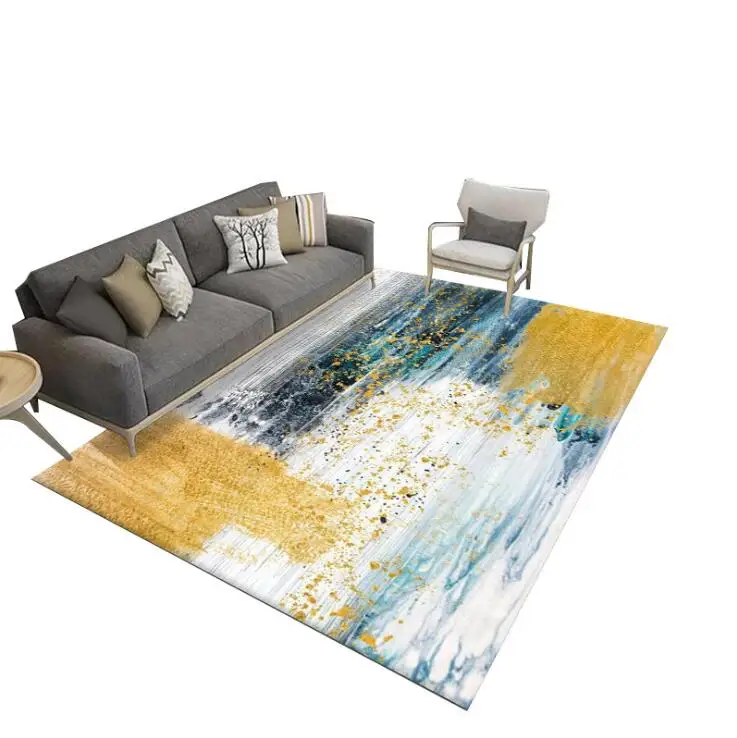 Home Carpet Simple Nordic Style Office Carpet Full Bed Side Mat Bedroom Living Room Carpet Mat