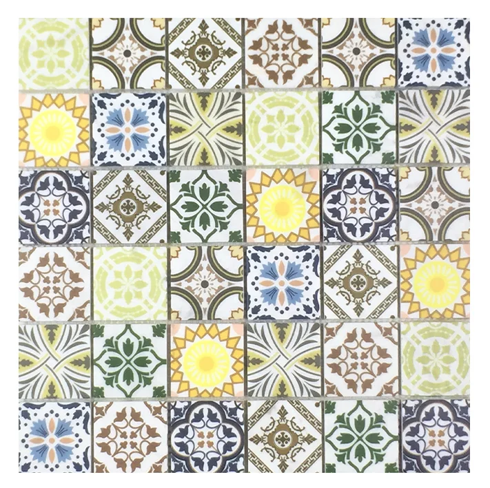 
Marble Mosaics Stone Mosaic Inkjet Printing Glass Stone Mosaic 