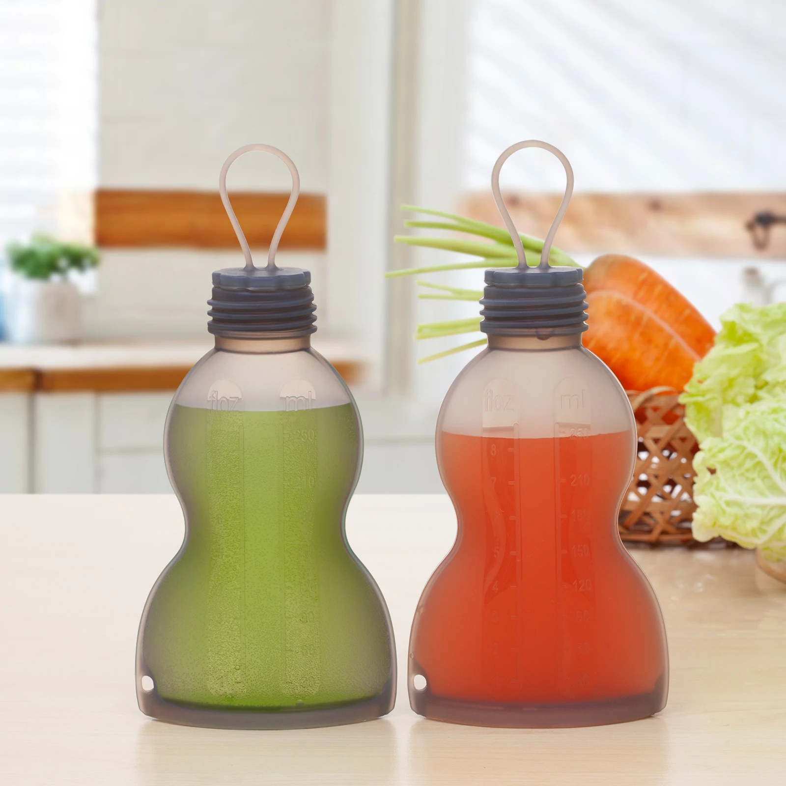 Custom reusable squeeze breast storage frozen non spill milk bag