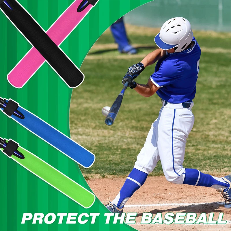 Custom warmer soft neoprene sport accessories hockey softball baseball bat stick sleeve protector cover with hook