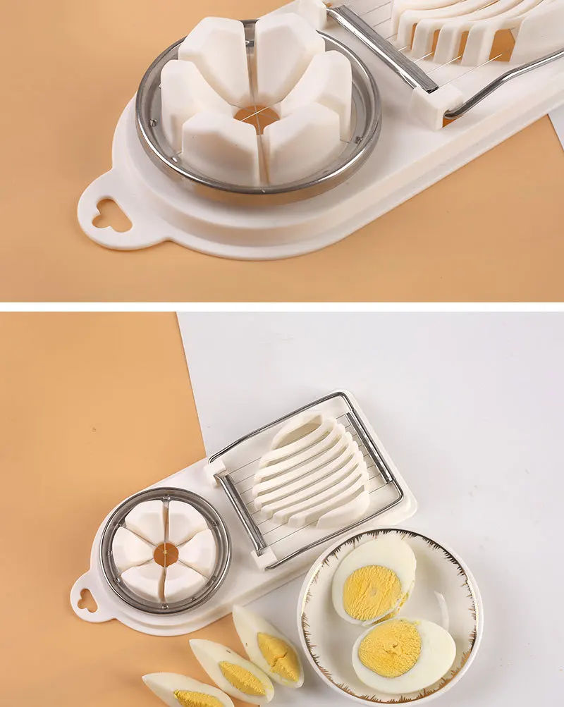 Multi-Functional Egg cutter Egg Slicer Fancy Sectioning Eggs Kitchen Tools And Gadgets Home