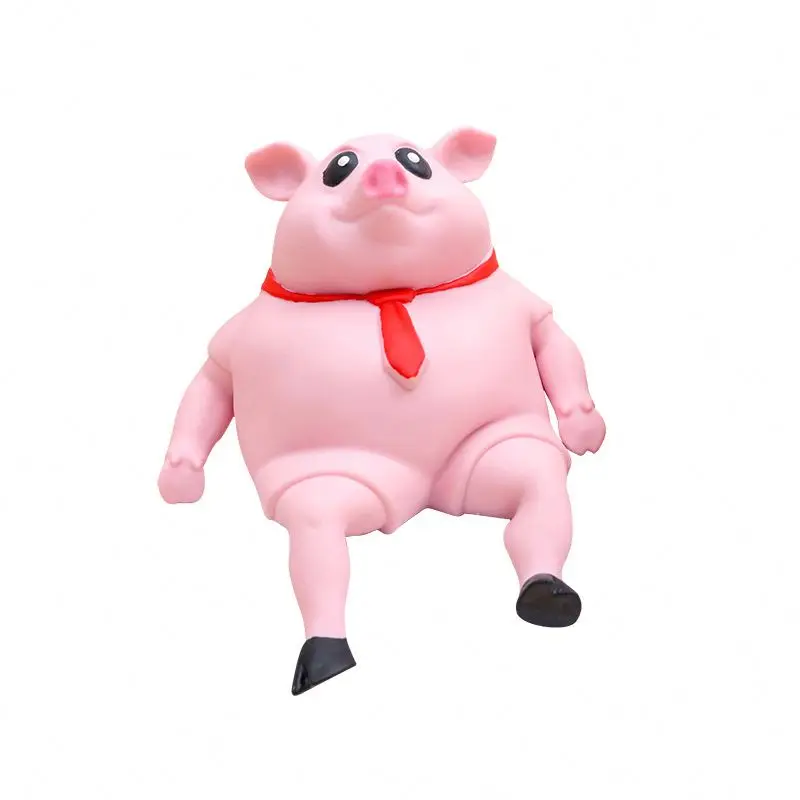 New Stress Relief Toys Soft Pigs Animal Squishy Squeeze Toys For Kids Squishy Fidget Toys