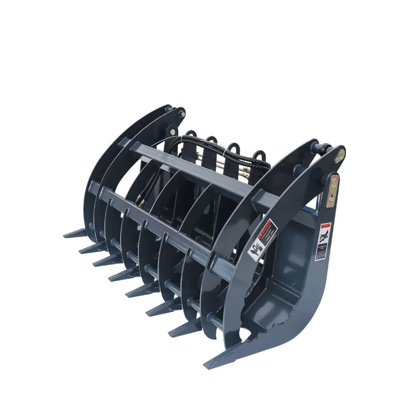 Wholesale Price Extreme Root Grapple Rake Wood Grapple Grass Grapple Attachments for Skidsteer loaders and Farm Tractor