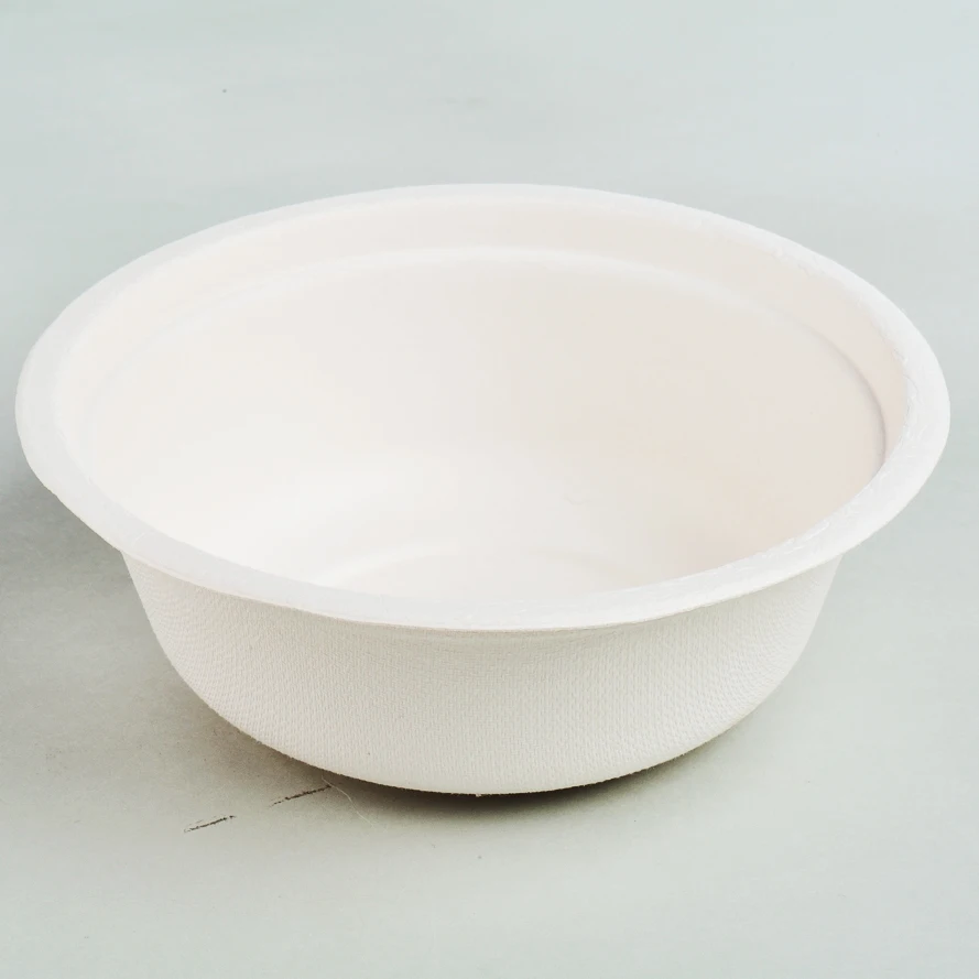 Best selling disposable degradable pulp sugar cane bagasse 350ml sugarcane bowls/Food Container