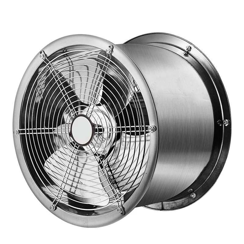 24 Inch Mechanical Industrial Blower Fan Duct Stainless Steel Metal High Speed Extractor Ventilation Exhaust Fan For Sales