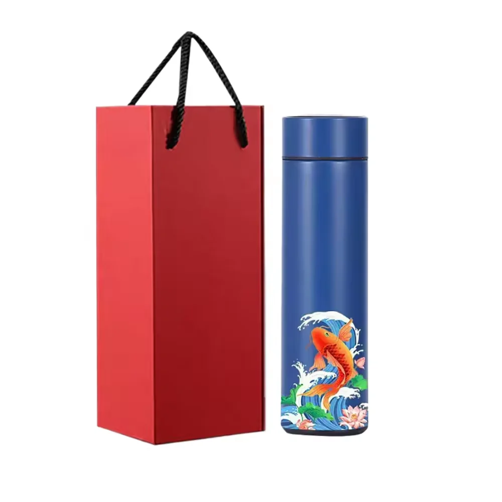 Customized corporate gift set leather composition book notebook diary Thermos Cup with pen and umbrella gift set