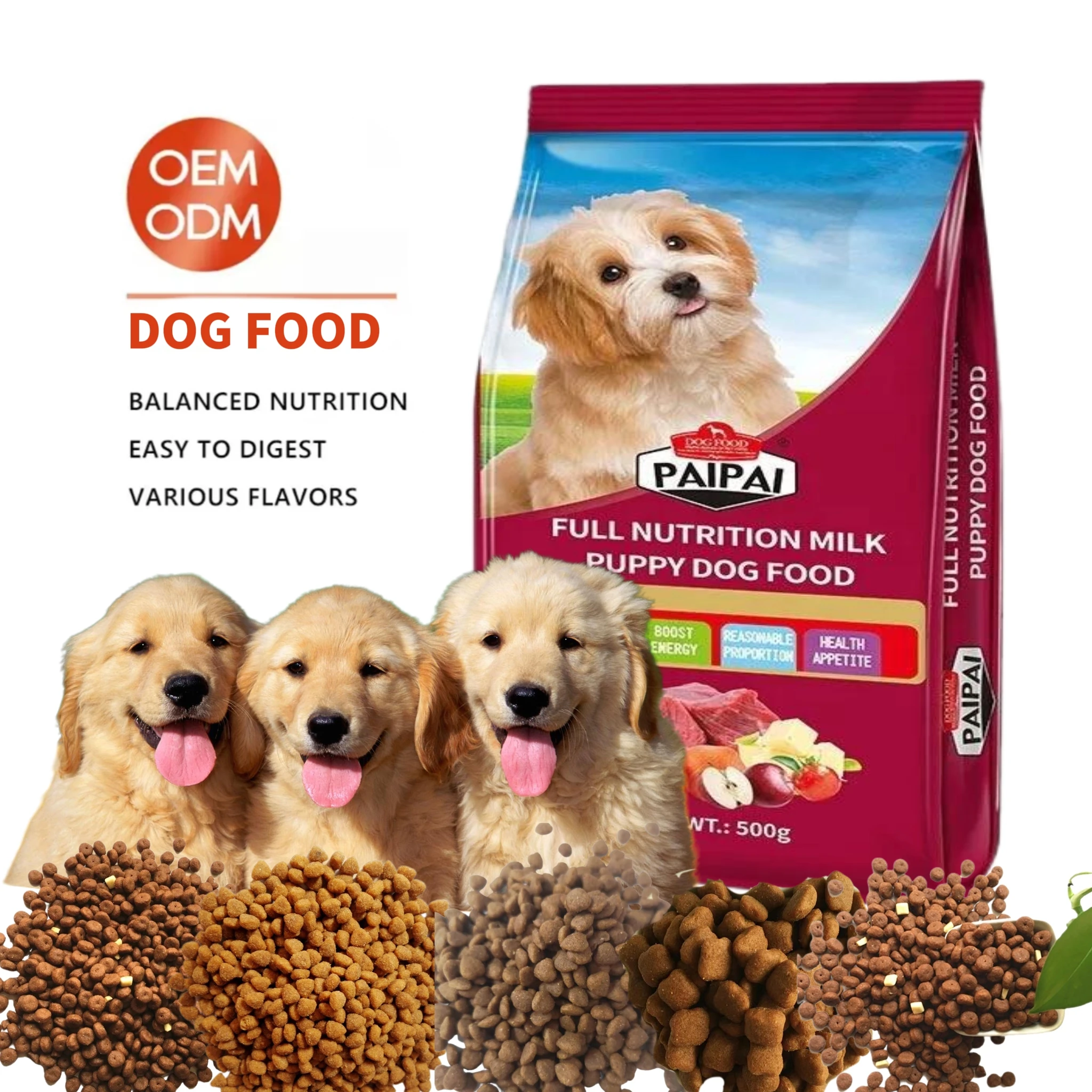 Лидер продаж без синтетических продуктов оптом консерванты для собак с добавлением желудочно-кишечного тракта оптимальный сухой корм