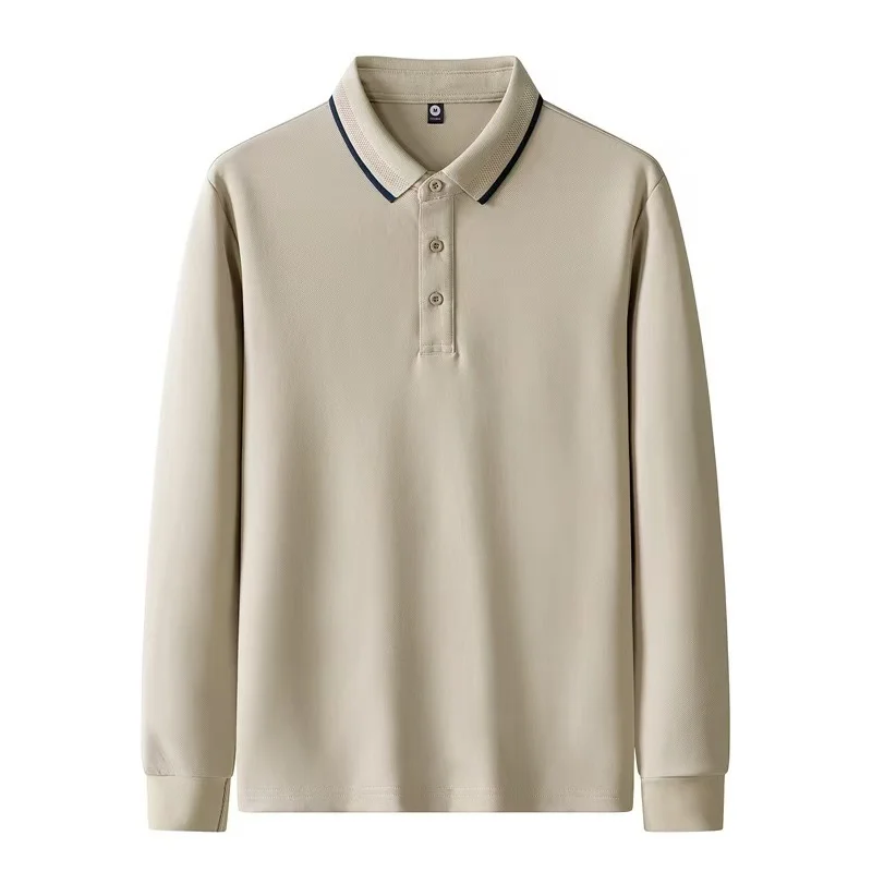 Hot Selling Uniform Polo Golf New Fashion Trend Long Sleeve Designer Polo For Men Without Embroidery Logo