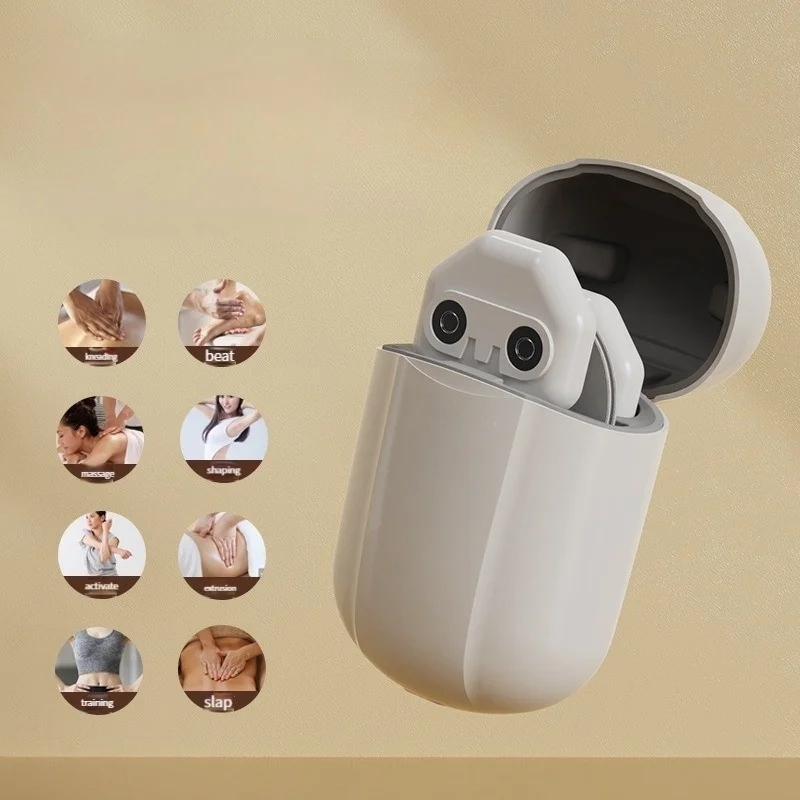 Professional customised latest battery powered cordless handheld tens electric neck shoulder shiatsu massager massage machine