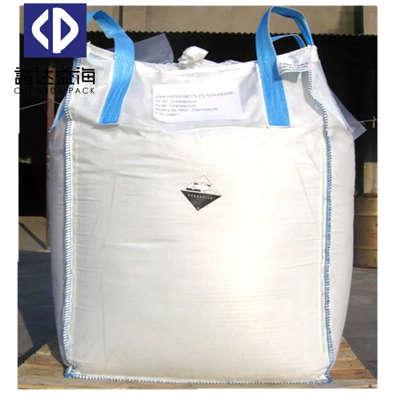 500kg 1000kg 1 Ton Super Maxi Container Bulk Bag FIBC Big Bag with Logo