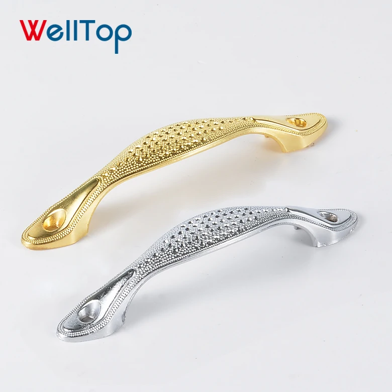 Door Handles Kitchen Cabinet Handle Veitop Zinc Alloy Modern Handle Vt-01.056 Bedroom Office Brushed Modern and Fashion
