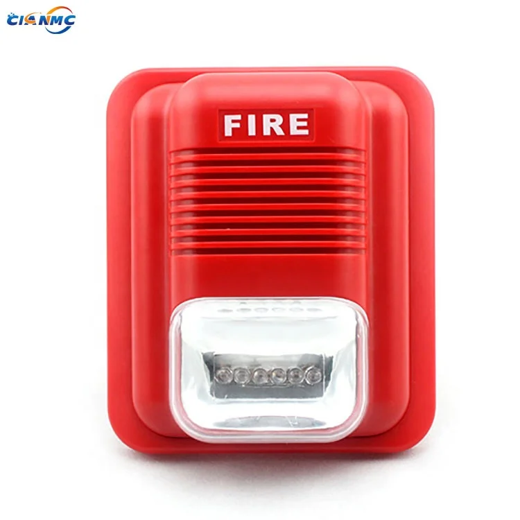 Home Alarm Security Sound Lights Alarm Fire Strobe Siren And Strobe Light