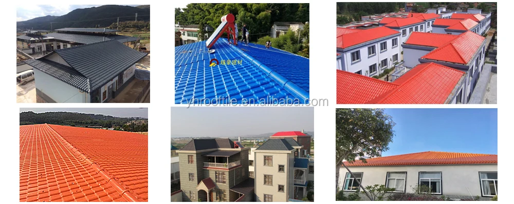 ASA layer Synthetic PVC Roofing Tile,Plastic Roofing Sheet,ASA Decorative Synthetic Resin Roof