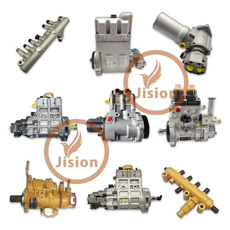 JISION Fuel Injector 371-8045 20R-3454 for Engine C18 390F Excavator Parts