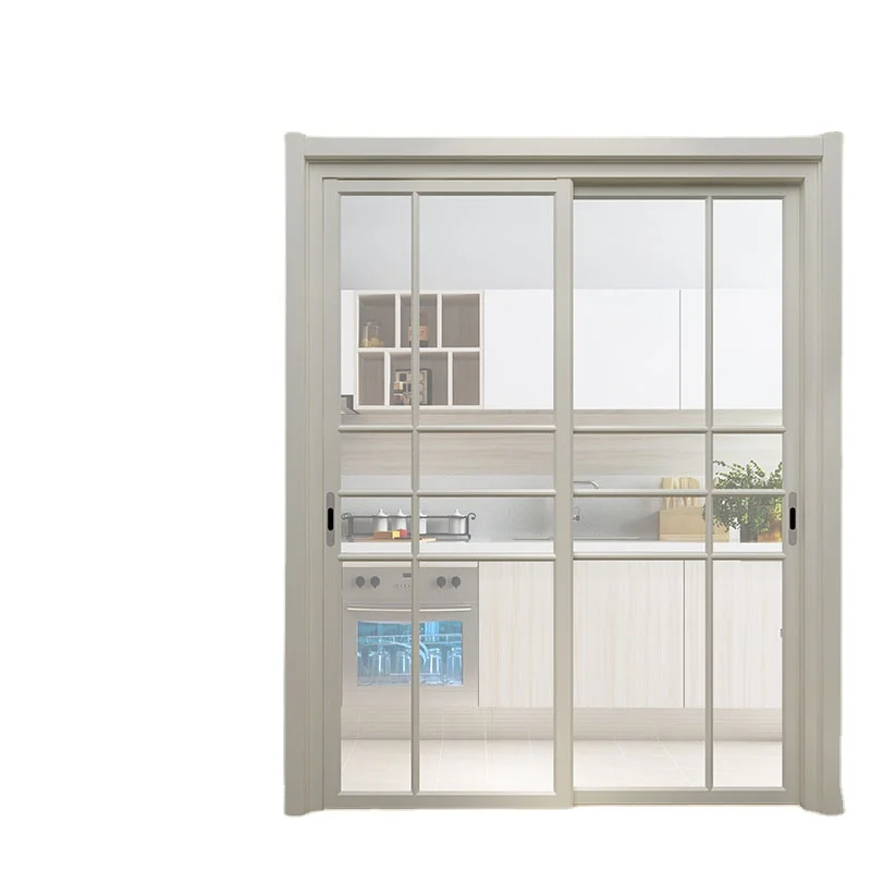 
Modern simple anti-theft soundproof sliding door kitchen aluminum japanese shoji sliding door 