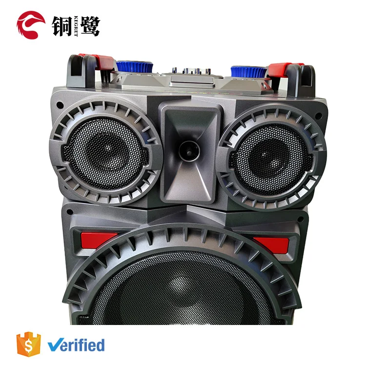 KEGRET Karaoke Wireless Party Dj Active Speaker Trolley 12 Inch Rechargeable Battery Powered Outdoor Professional Speaker Box