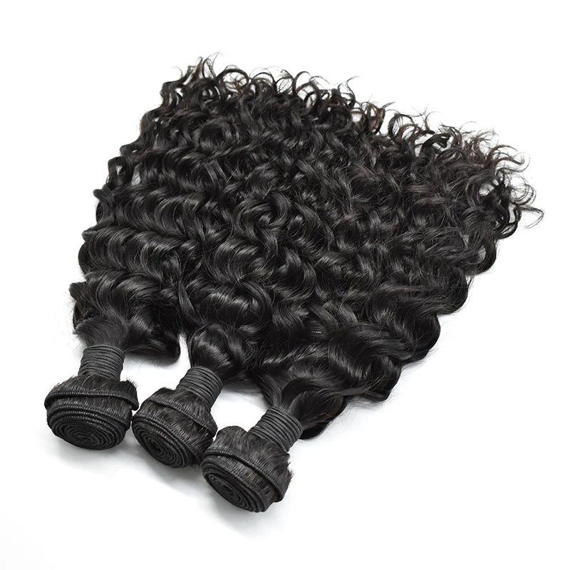 
hair weft 100% human Wholesale 16 18 20 with 16 transparent 4*4 closure in different texture 
