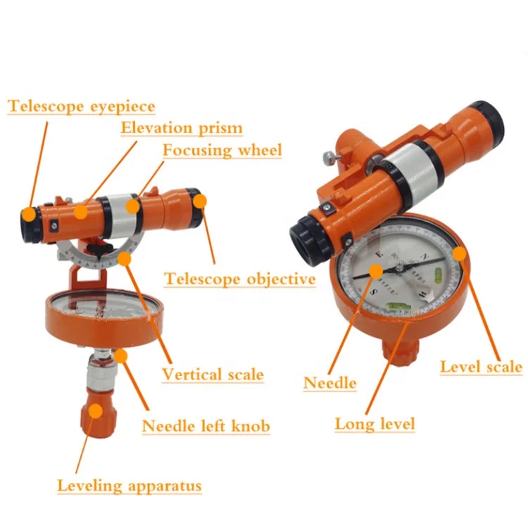 DQL-12Z small pocket forestry surveying theodolite compass