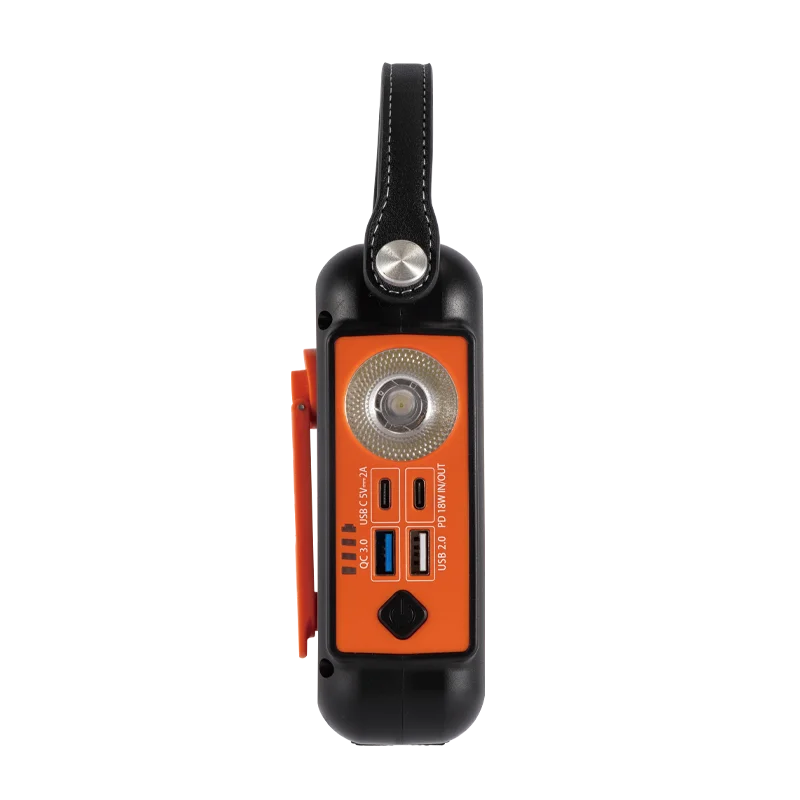 Led Portable Hand Cranked Outdoor Flashlight Rechargeable Folding Charger With Flashlight