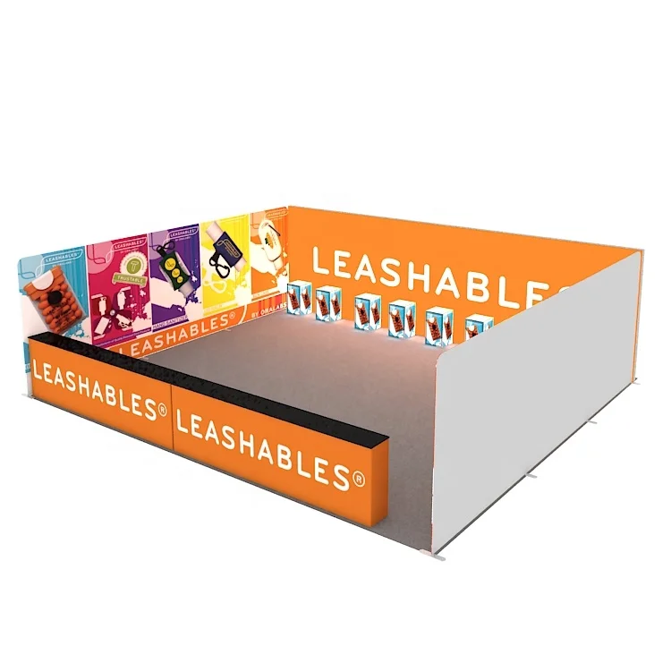 
Индивидуальные Портативный алюминиевый выставочный стенд выставки со светодиодной показать информацию о товаре подиумов 