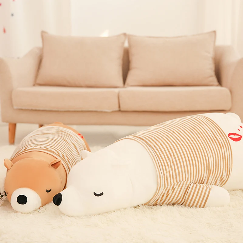 New Cute Lovely Soft Sloth Filling Bear Pillow Realistic Kids Stuffed Animals In Bulk