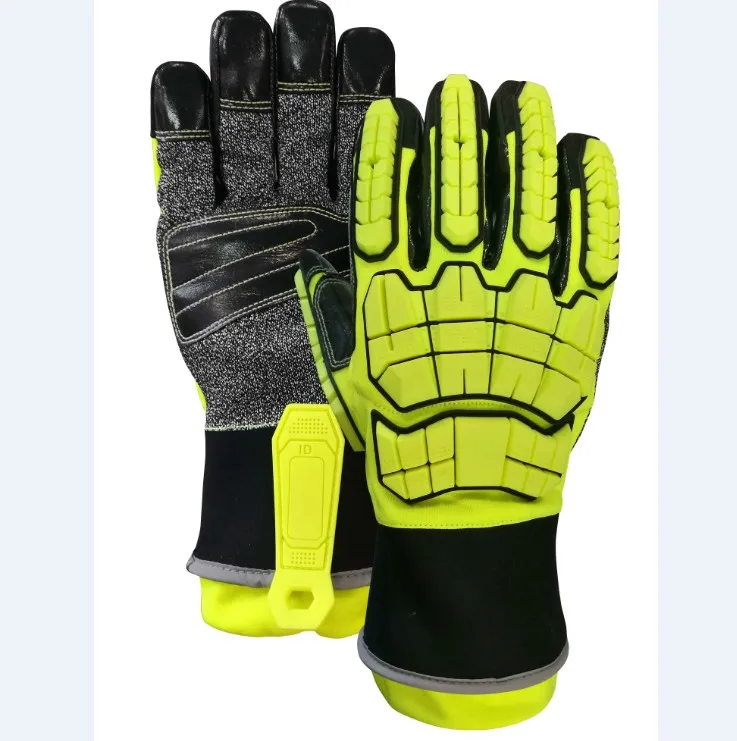 High Dexterity Anti Cut Puncture Impact Protection Rescue & Extraction Safety Glove  - EN 388 3X44EP
