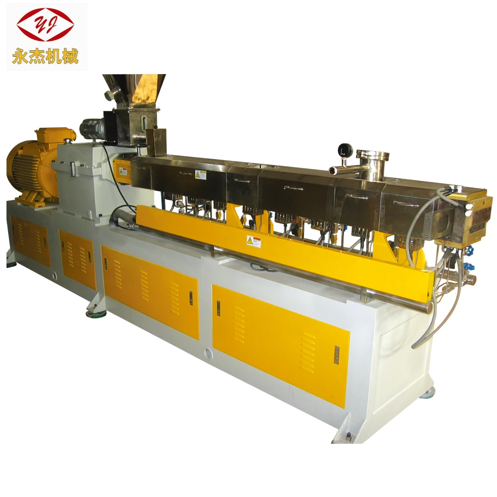 Competitive-price  pa pp abs pc and glass fiber plastic granulator machine twin screw extruder
