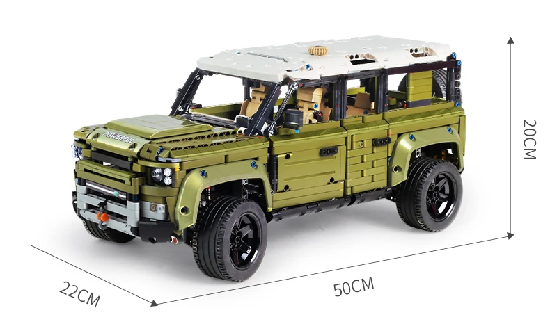 cross-bor Hot Sale Mold King 13175 Way Tiger Static Version Technology Series Building Block Off-road Vehicle Assembly kids Toys