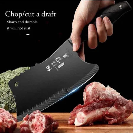 Kitchen Knives Chinese Cleaver Butcher Knife Stainless Steel Bone Chopping Knife Meat Slicing Cleaver Chef Kitchen Machete