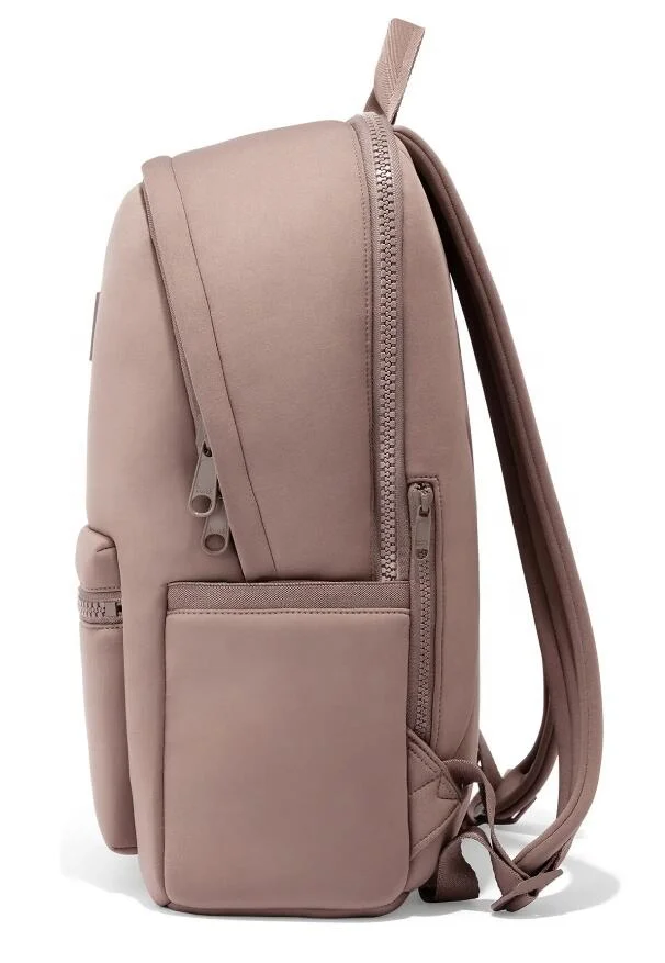 Colorful neoprene backpack with shoe pack large capacity waterproof day pack for girl or boy multifunction college bags