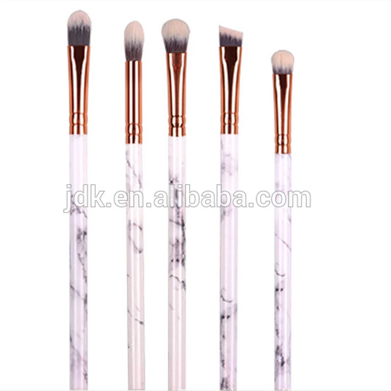 Marble Grey Make Up brushes Set 10Pcs Foundation Eyebrow Eyeliner Blush Cosmetic Concealer Brushes Super Soft Hair