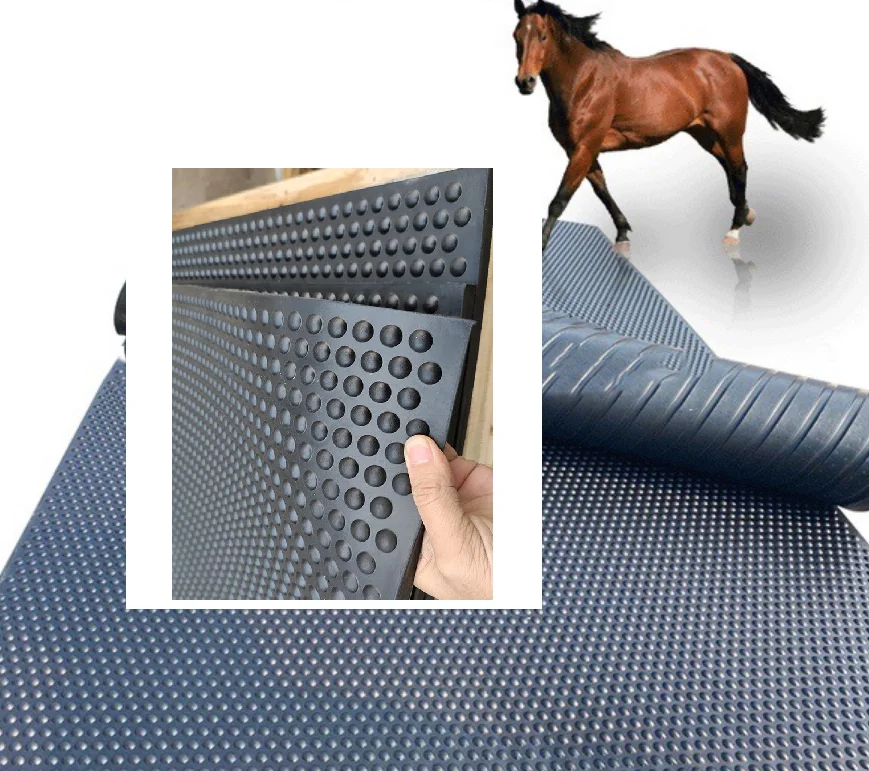 Livestock Durable Equine Horse Rubber Stable Mat Flooring for Horse stall