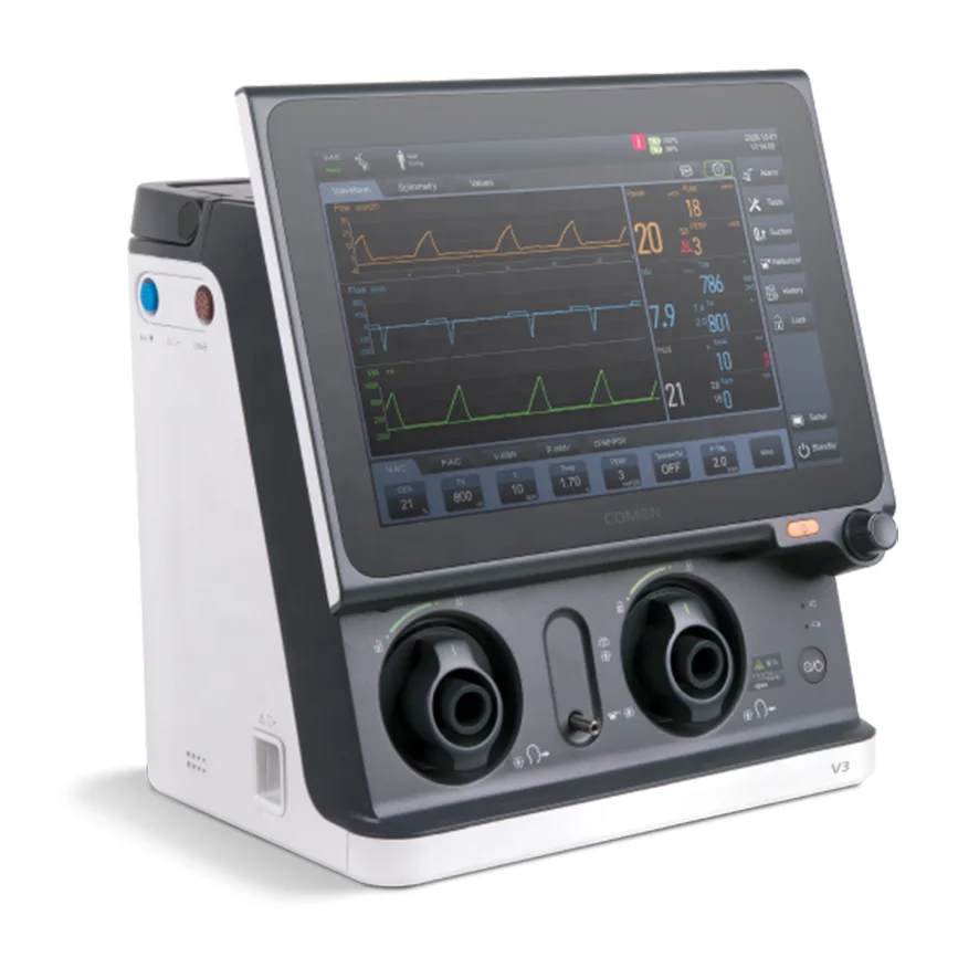 V3 Hospital Clinic Icu Ambulance Breathing Apparatus Cpap Machine Medical Equipment Icu Ventilator Medical Ventilator Comen V3