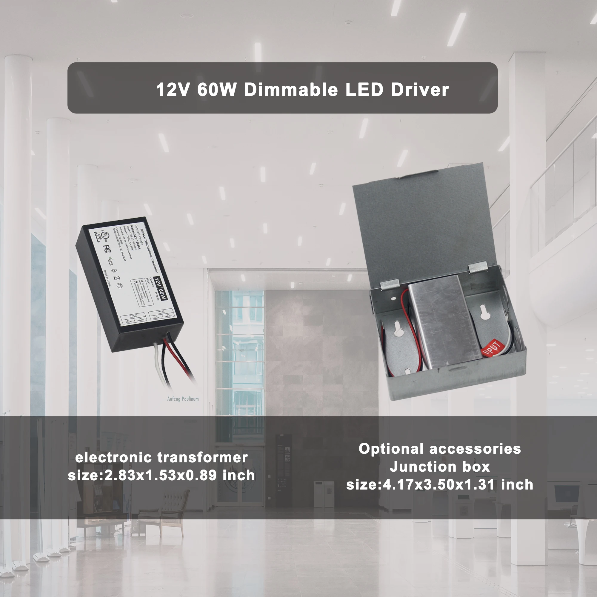 ELV/MLV/Triac 12V 24V 60W mini dimmable led driver