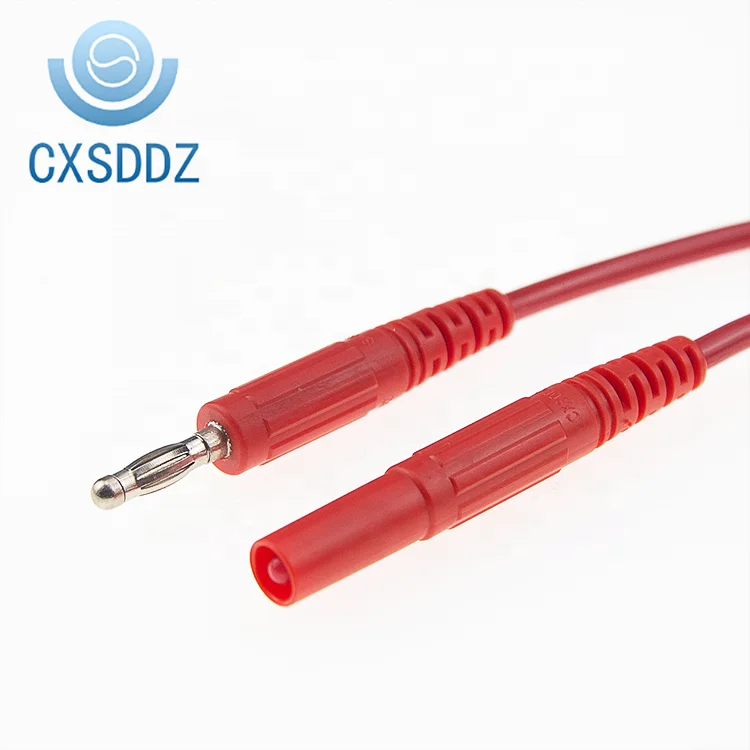
CXSDDZ S407A 4mm Sheath Banana Plug Instrument Cables for Lab Test 